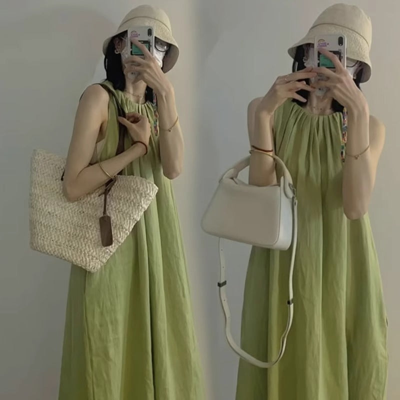 New Plus Size Sleeveless Vest Skirt