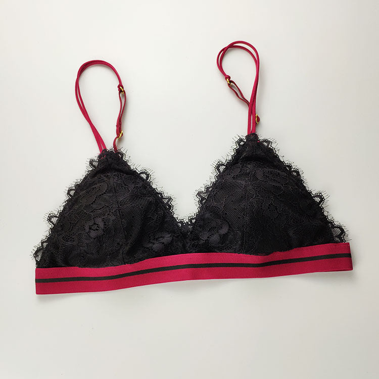 Rimless lace Triangle Bra
